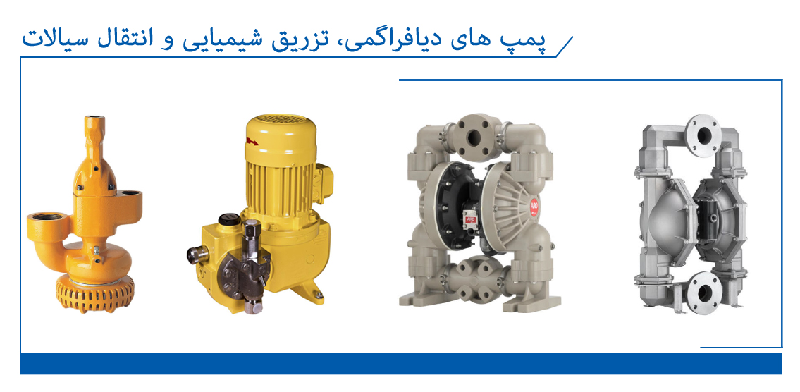 پمپ های دیافراگمی، تزریق شیمیایی و انتقال سیالات||||24||||تامین، ساخت، خدمات